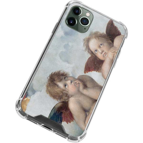 Raphael The Cherubim Putti Angels of The Sistine Madonna iPhone 12 Pro Clear Case