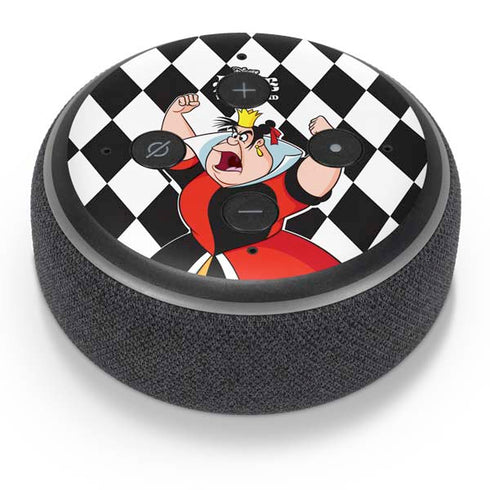Disney Alice in Wonderland Queen of Hearts Off with their Head! Amazon Echo Dot Skin