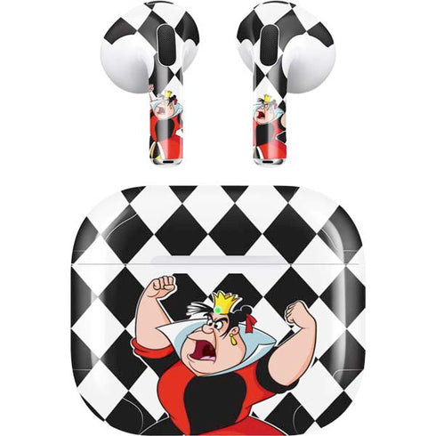 Disney Alice in Wonderland Queen of Hearts Off with their Head! Apple AirPods (3rd Gen 2021) Skin