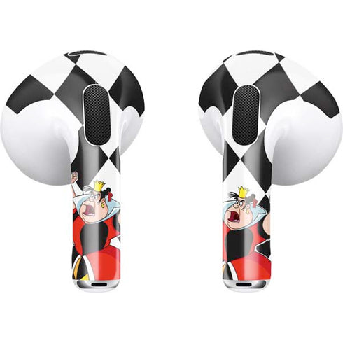 Disney Alice in Wonderland Queen of Hearts Off with their Head! Apple AirPods (3rd Gen 2021) Skin