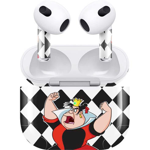 Disney Alice in Wonderland Queen of Hearts Off with their Head! Apple AirPods (3rd Gen 2021) Skin