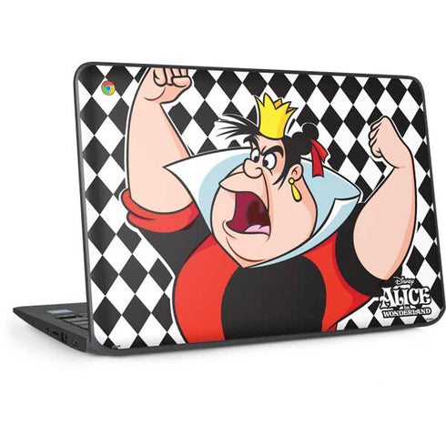 Disney Alice in Wonderland Queen of Hearts Off with their Head! HP Chromebook Skin