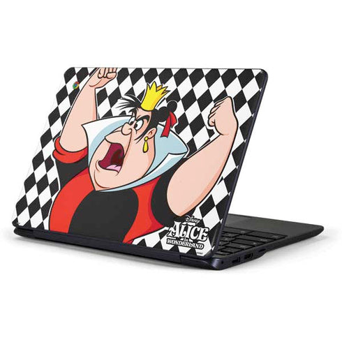 Disney Alice in Wonderland Queen of Hearts Off with their Head! Samsung Chromebook Skin