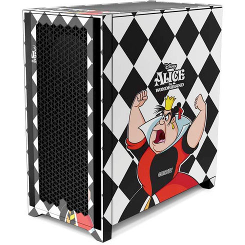 Disney Alice in Wonderland Queen of Hearts Off with their Head! Corsair 4000D Tempered Glass Mid-Tower ATX Case Skin