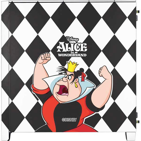 Disney Alice in Wonderland Queen of Hearts Off with their Head! Corsair 4000D Tempered Glass Mid-Tower ATX Case Skin
