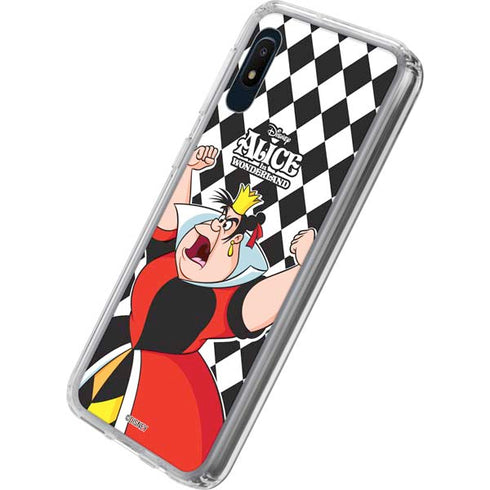 Disney Alice in Wonderland Queen of Hearts Off with their Head! Galaxy A10e Clear Case