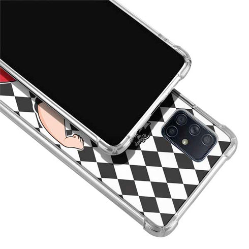 Disney Alice in Wonderland Queen of Hearts Off with their Head! Galaxy A51 5G Clear Case