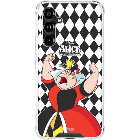 Disney Alice in Wonderland Queen of Hearts Off with their Head! Galaxy A54 5G Clear Case