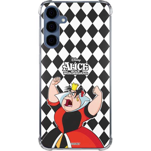 Disney Alice in Wonderland Queen of Hearts Off with their Head! Galaxy A55 5G Clear Case