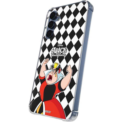 Disney Alice in Wonderland Queen of Hearts Off with their Head! Galaxy A55 5G Clear Case