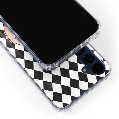 Disney Alice in Wonderland Queen of Hearts Off with their Head! Galaxy A55 5G Clear Case