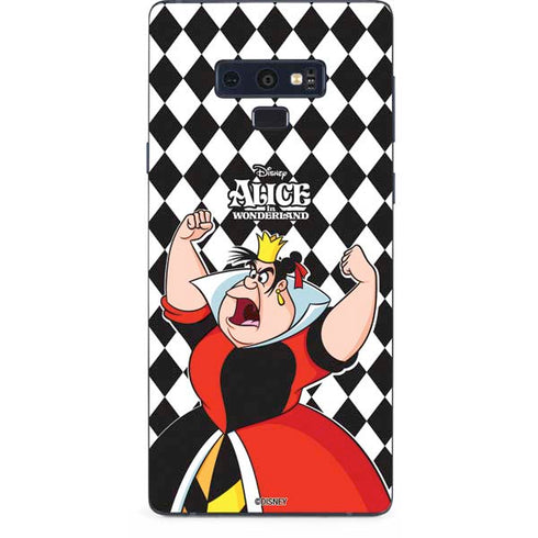 Disney Alice in Wonderland Queen of Hearts Off with their Head! Galaxy Note 9 Skin