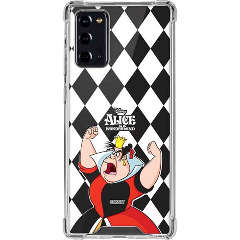 Disney Alice in Wonderland Queen of Hearts Off with their Head! Galaxy Note20 5G Clear Case