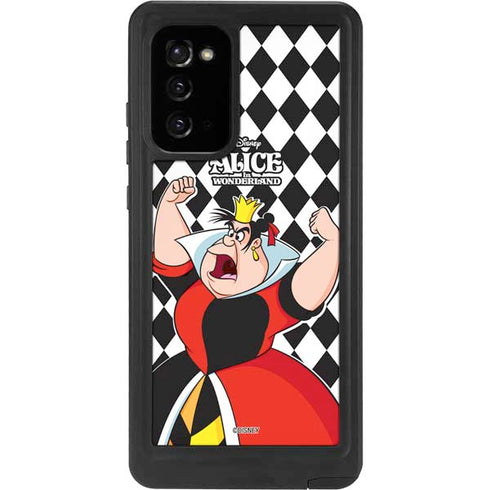 Disney Alice in Wonderland Queen of Hearts Off with their Head! Galaxy Note20 5G Waterproof Case