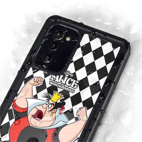 Disney Alice in Wonderland Queen of Hearts Off with their Head! Galaxy Note20 5G Waterproof Case
