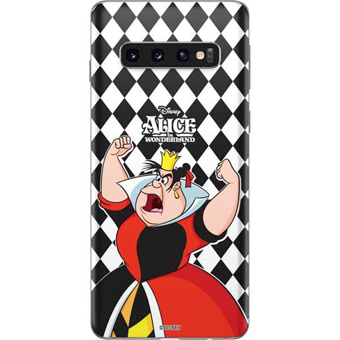 Disney Alice in Wonderland Queen of Hearts Off with their Head! Galaxy S10 Skin