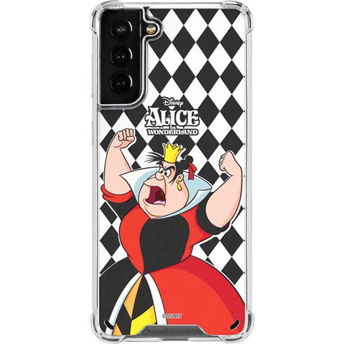 Disney Alice in Wonderland Queen of Hearts Off with their Head! Galaxy S21 Plus 5G Clear Case