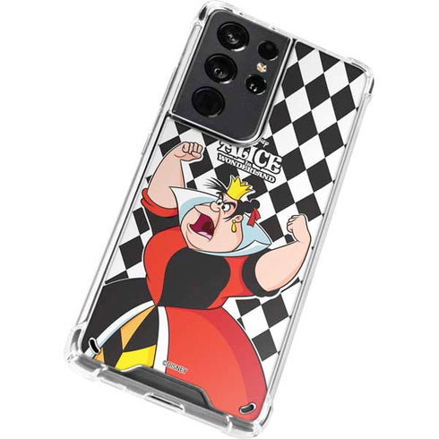 Disney Alice in Wonderland Queen of Hearts Off with their Head! Galaxy S21 Ultra 5G Clear Case