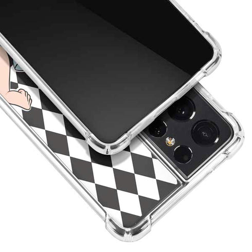 Disney Alice in Wonderland Queen of Hearts Off with their Head! Galaxy S21 Ultra 5G Clear Case