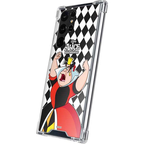 Disney Alice in Wonderland Queen of Hearts Off with their Head! Galaxy S22 Ultra Clear Case