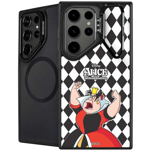 Disney Alice in Wonderland Queen of Hearts Off with their Head! Galaxy S25 Ultra Kickstand Case