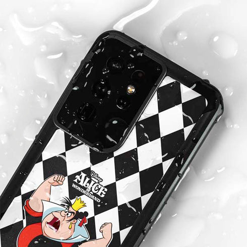 Disney Alice in Wonderland Queen of Hearts Off with their Head! Galaxy S24 Ultra Waterproof Case