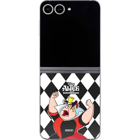 Disney Alice in Wonderland Queen of Hearts Off with their Head! Galaxy Z Flip6 Skin