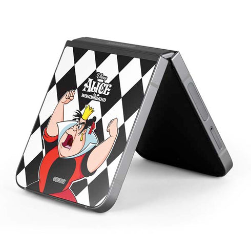 Disney Alice in Wonderland Queen of Hearts Off with their Head! Galaxy Z Flip6 Skin