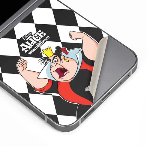 Disney Alice in Wonderland Queen of Hearts Off with their Head! Galaxy Z Flip6 Skin