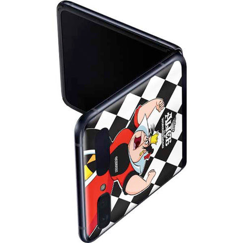 Disney Alice in Wonderland Queen of Hearts Off with their Head! Galaxy Z Flip Skin