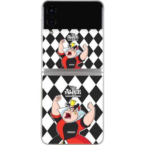 Disney Alice in Wonderland Queen of Hearts Off with their Head! Galaxy Z Flip4 5G Skin