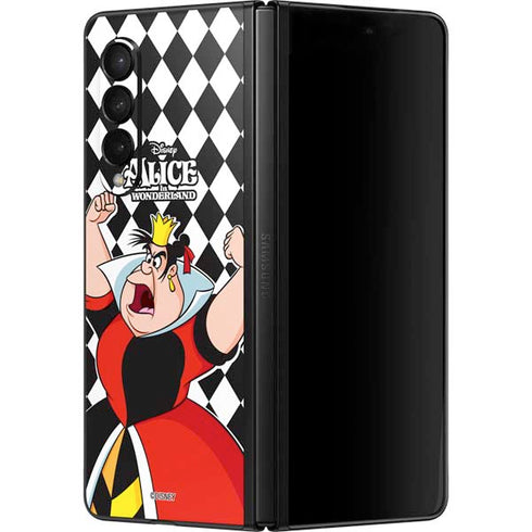 Disney Alice in Wonderland Queen of Hearts Off with their Head! Galaxy Z Fold3 5G Skin