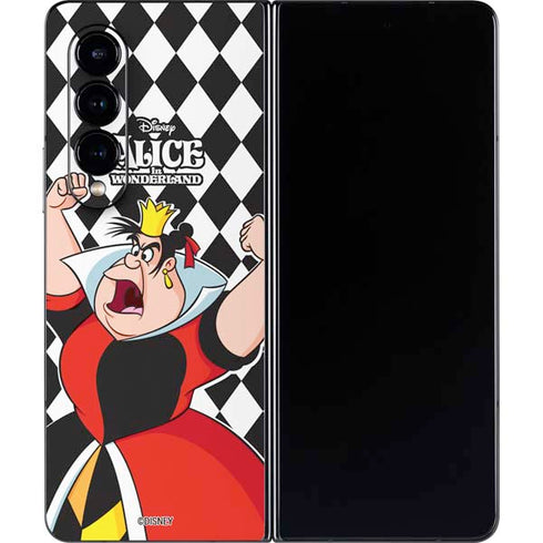 Disney Alice in Wonderland Queen of Hearts Off with their Head! Galaxy Z Fold4 5G Skin