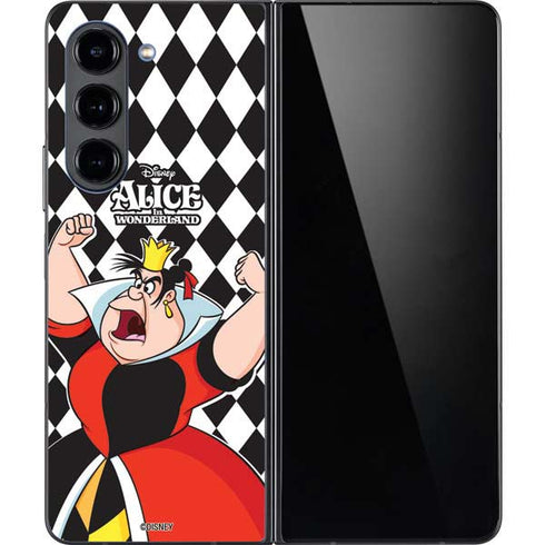 Disney Alice in Wonderland Queen of Hearts Off with their Head! Galaxy Z Fold5 5G Skin
