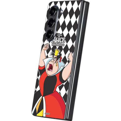 Disney Alice in Wonderland Queen of Hearts Off with their Head! Galaxy Z Fold5 5G Skin