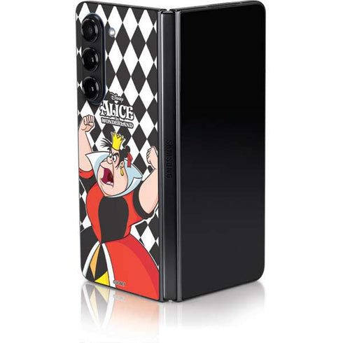 Disney Alice in Wonderland Queen of Hearts Off with their Head! Galaxy Z Fold5 5G Skin