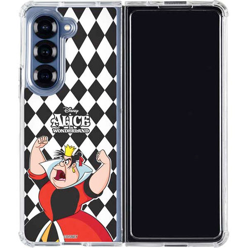 Disney Alice in Wonderland Queen of Hearts Off with their Head! Galaxy Z Fold6 Clear Case