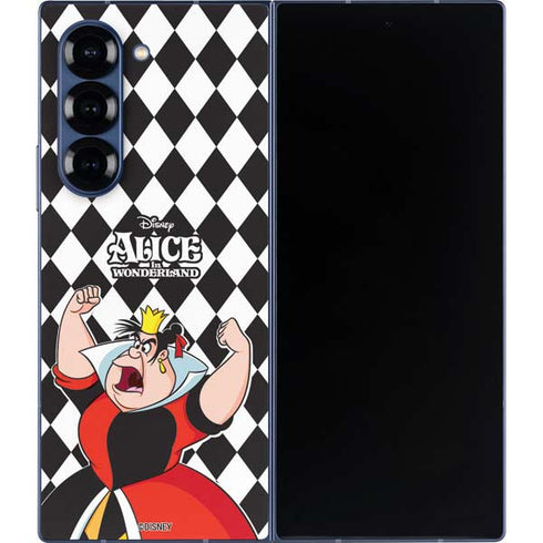 Disney Alice in Wonderland Queen of Hearts Off with their Head! Galaxy Z Fold6 Skin