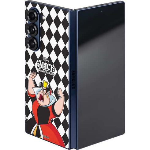 Disney Alice in Wonderland Queen of Hearts Off with their Head! Galaxy Z Fold6 Skin