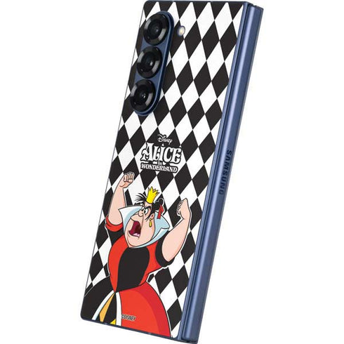 Disney Alice in Wonderland Queen of Hearts Off with their Head! Galaxy Z Fold6 Skin