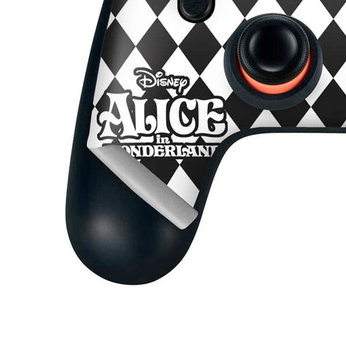 Disney Alice in Wonderland Queen of Hearts Off with their Head! Google Stadia Controller Skin