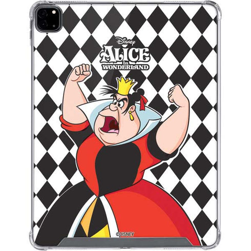 Disney Alice in Wonderland Queen of Hearts Off with their Head! iPad Pro 12.9in (2020) Clear Case