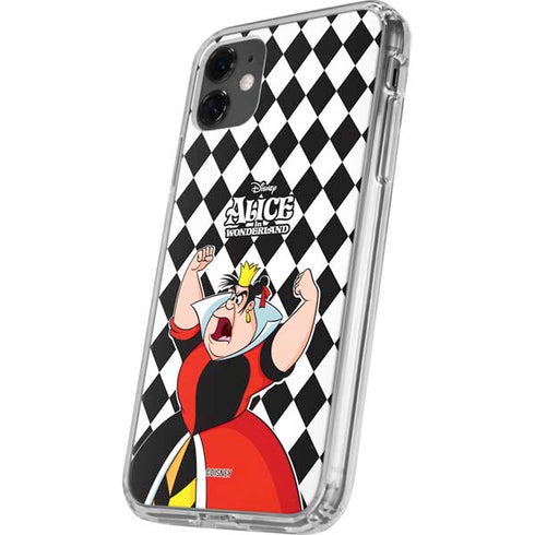 Disney Alice in Wonderland Queen of Hearts Off with their Head! iPhone 11 Clear Case