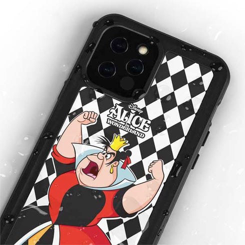 Disney Alice in Wonderland Queen of Hearts Off with their Head! iPhone 12 Pro Waterproof Case