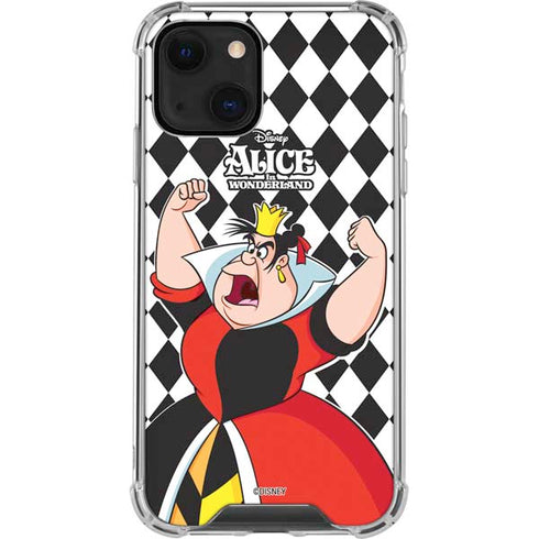 Disney Alice in Wonderland Queen of Hearts Off with their Head! iPhone 13 Mini Clear Case