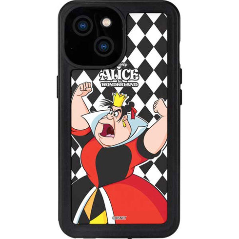 Disney Alice in Wonderland Queen of Hearts Off with their Head! iPhone 13 Mini Waterproof Case