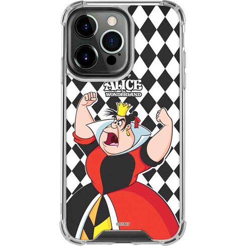 Disney Alice in Wonderland Queen of Hearts Off with their Head! iPhone 13 Pro Clear Case