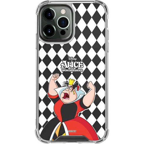 Disney Alice in Wonderland Queen of Hearts Off with their Head! iPhone 13 Pro Max Clear Case