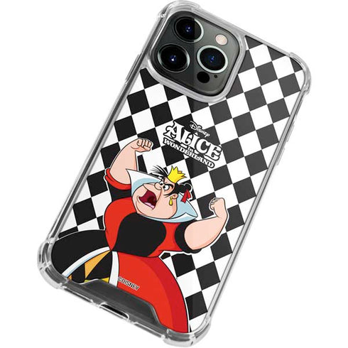 Disney Alice in Wonderland Queen of Hearts Off with their Head! iPhone 13 Pro Max Clear Case