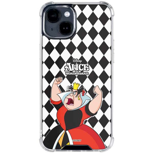 Disney Alice in Wonderland Queen of Hearts Off with their Head! iPhone 14 Plus Clear Case